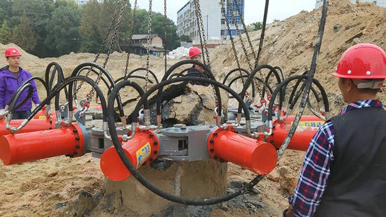 राउंड कंक्रीट हाइड्रोलिक पाइल ब्रेकर पाइल हेड ब्रेकिंग मशीन